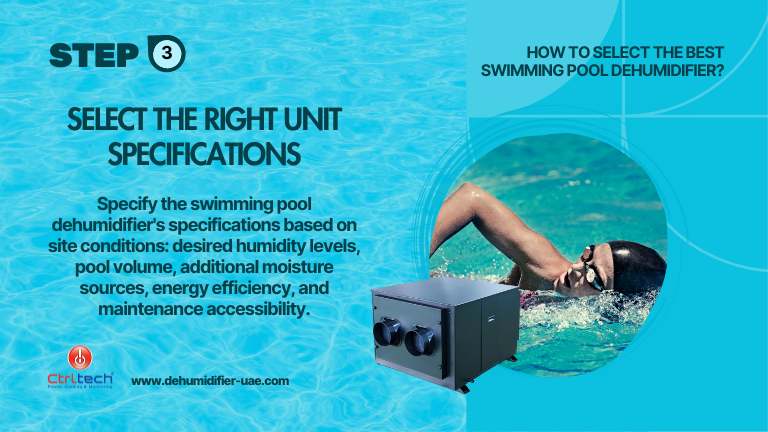 Select the right pool dehumidification specifications